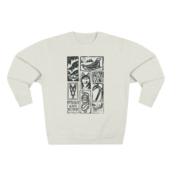 Alaskan Sled Dog Crewneck Sweatshirt