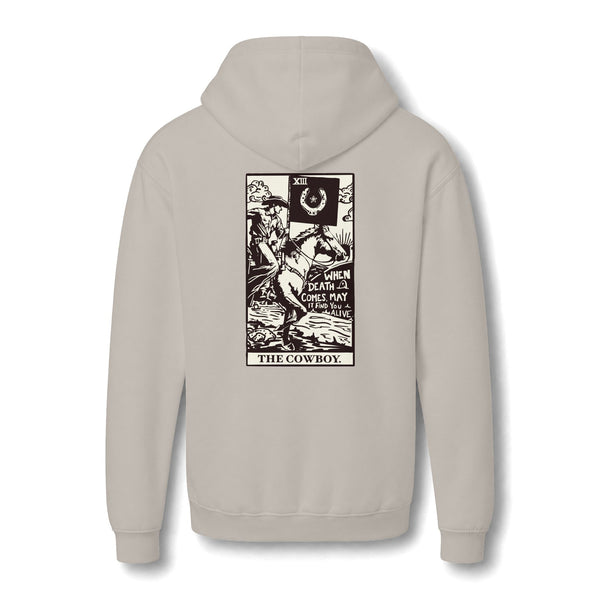 The Cowboy Tarot | Death Card Western Graphic Hoodie Sweatshirt