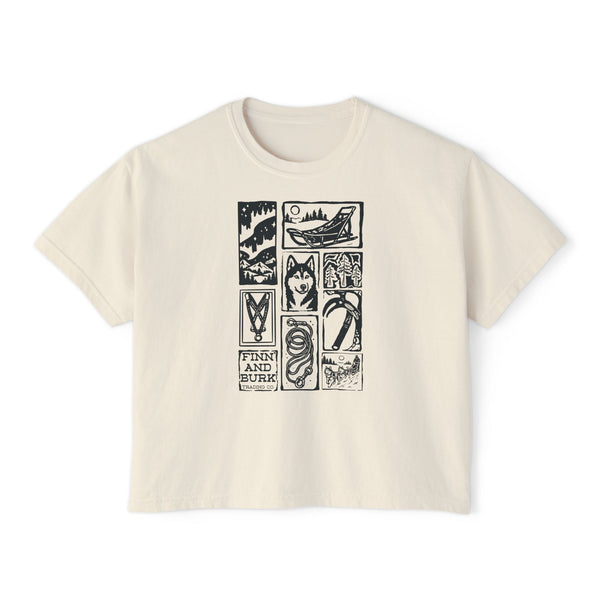 Alaskan Sled Dog | Women's Boxy Tee