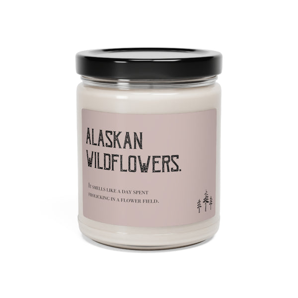 Alaskan Wildflower Candle, 9oz White Sage + Lavender