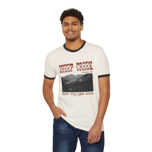 Sheep Creek Cotton Ringer T-Shirt - Juneau Travel Tee