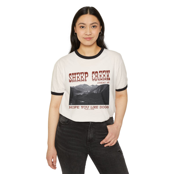 Sheep Creek Cotton Ringer T-Shirt - Juneau Travel Tee