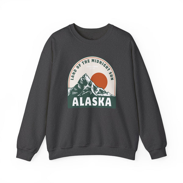 Land of the Midnight Sun Alaska Sweatshirt