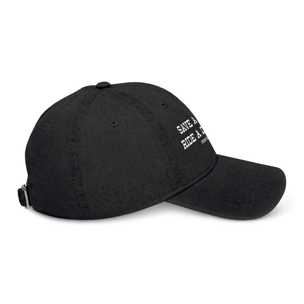 Save a Horse, Ride a Dogsled - Embroidered Denim Hat