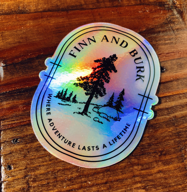 Holographic Burk Tree Sticker