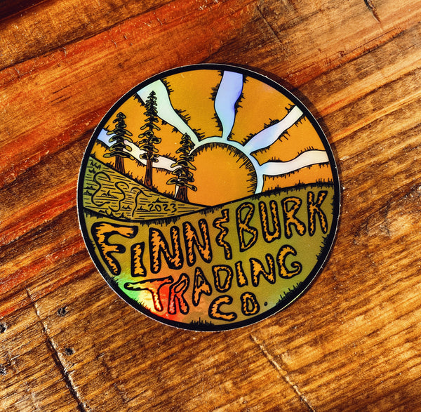 Groovy Alaskan Sun Holographic Sticker