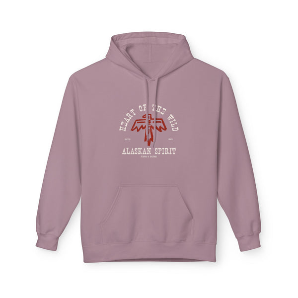 Alaskan Thunderbird Spirit Fleece Hoodie - Heart of the Wild