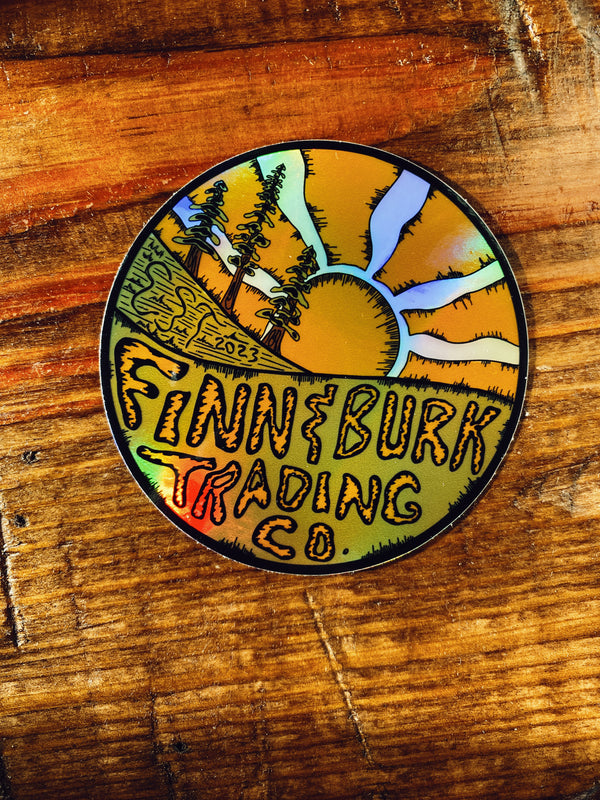 Groovy Alaskan Sun Holographic Sticker