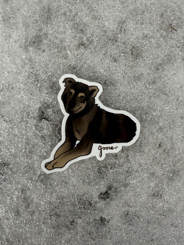 Goose the Sled Dog Sticker